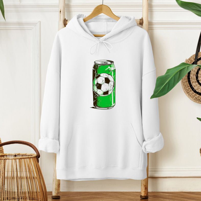 Σχέδιο Ποδοσφαίρου II- Φούτερ - Λευκό