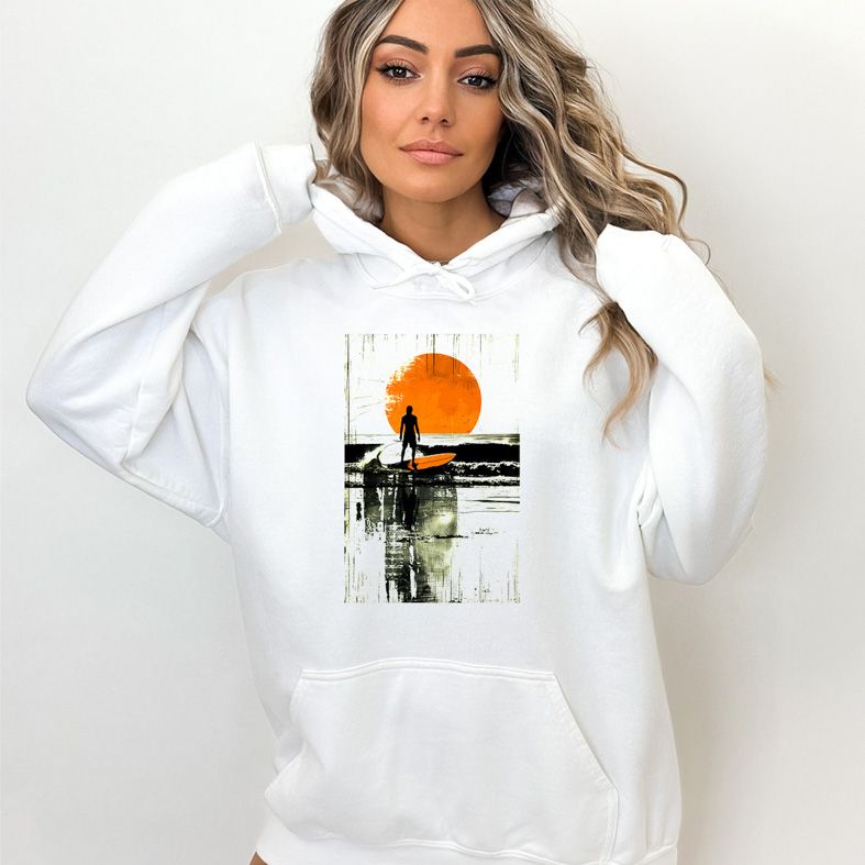 Surfer - Φούτερ - Λευκό