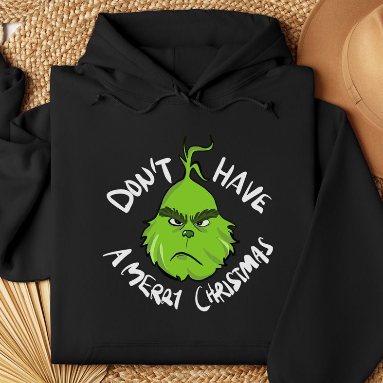 DON'T HAVE A MERRY CHRISTMAS- Φούτερ - Μαύρο