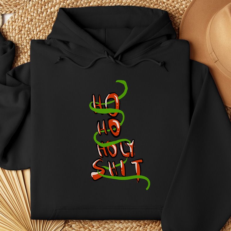 HO HO HOLY SH*T - Φούτερ - Μαύρο