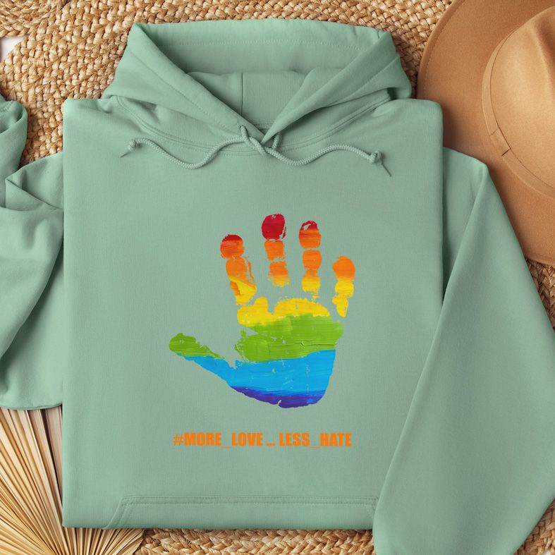 More Love Less Hate - Φούτερ - Μέντα
