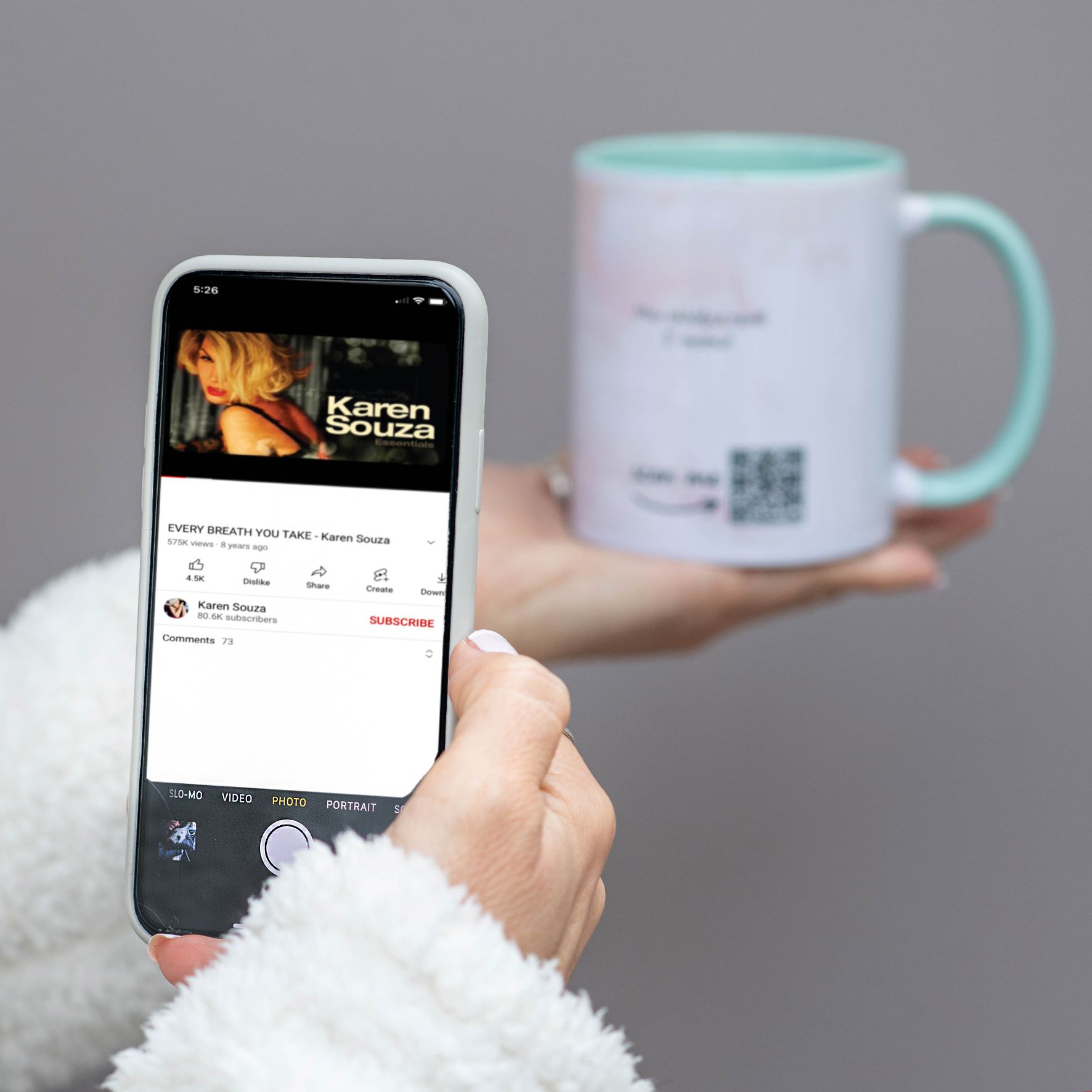 Mo Th Er - Κούπα MyMusicCode - Λευκό