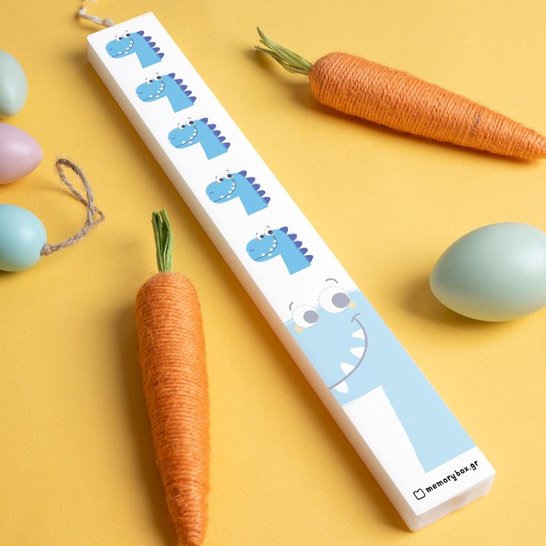 Δεινοσαυράκι - Λαμπάδα με Εκτύπωση