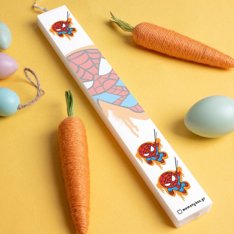 Spiderboy - Λαμπάδα με Εκτύπωση