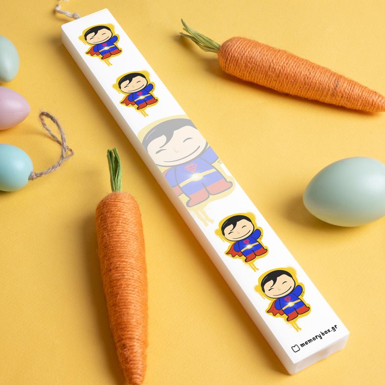 Superboy - Λαμπάδα με Εκτύπωση