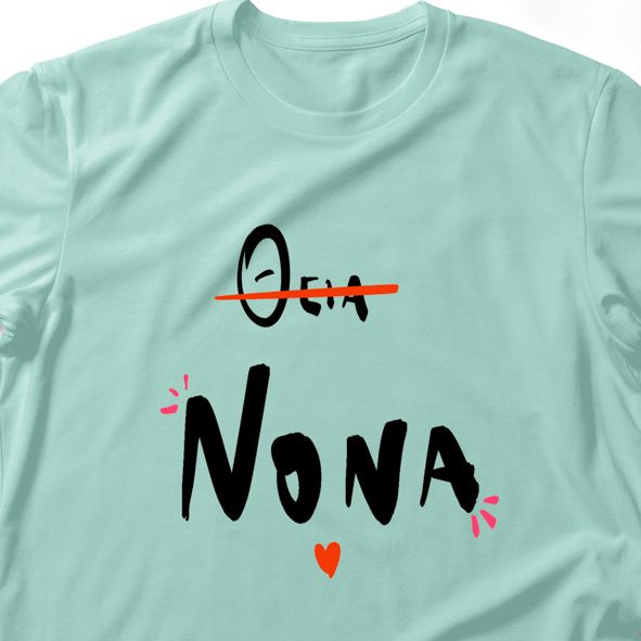 Νονά - Λαμπάδα Με Μπλούζα - Μέντα