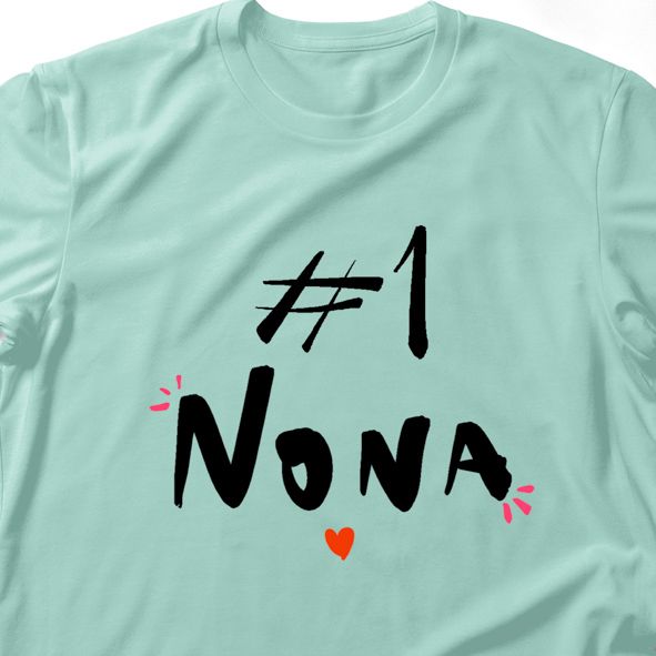 #1 Νονά - Λαμπάδα Με Μπλούζα - Μέντα