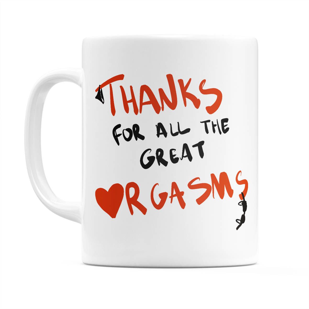 ORGASM -  Κούπα - Λευκό