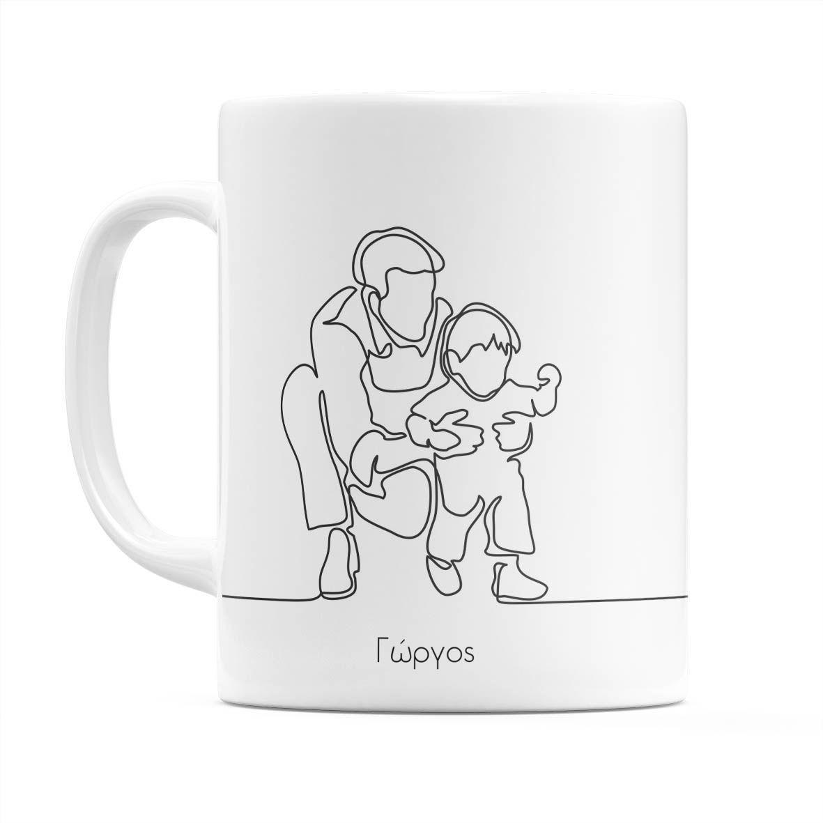 Minimal Father - Κούπα - Λευκό