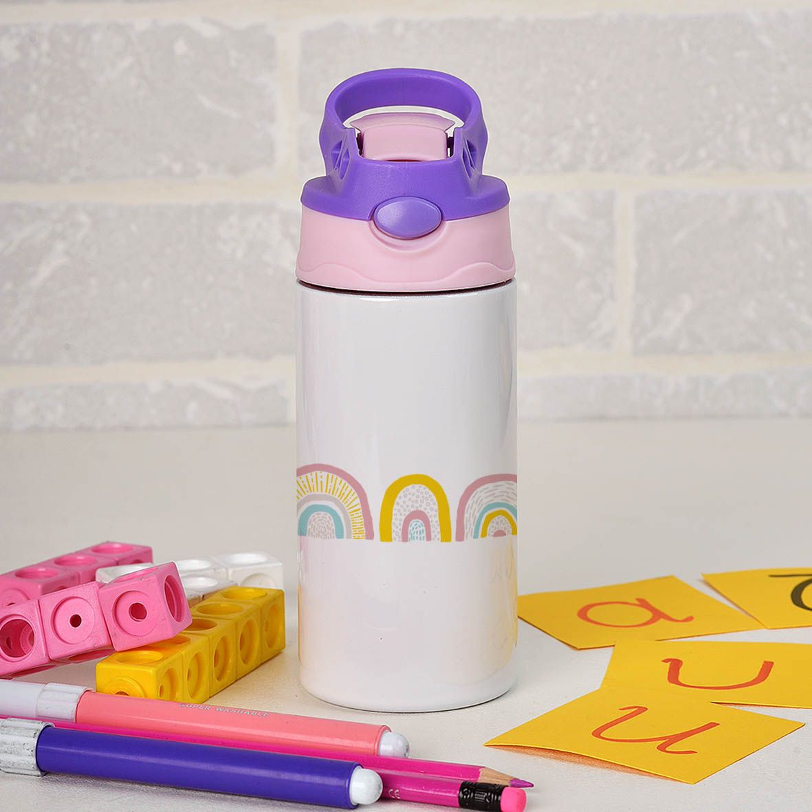 Good Vibes Only - Παγούρι Θερμός - Μωβ/Ροζ