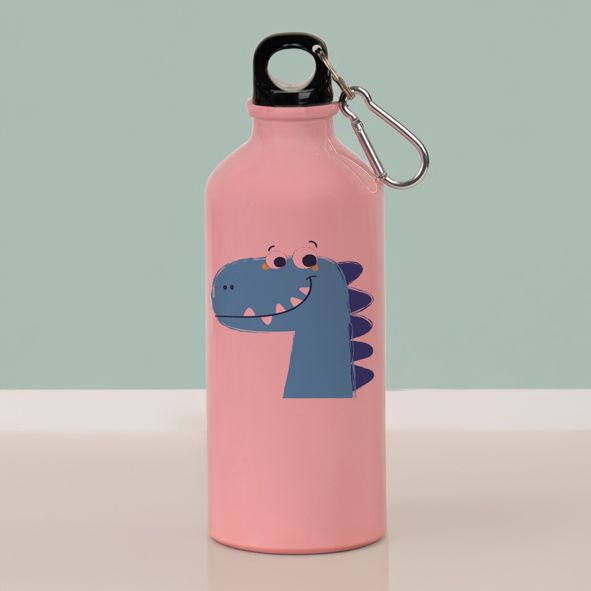 Δεινοσαυράκι  - Ποδηλατικό Μπουκάλι 600 ml - Ροζ