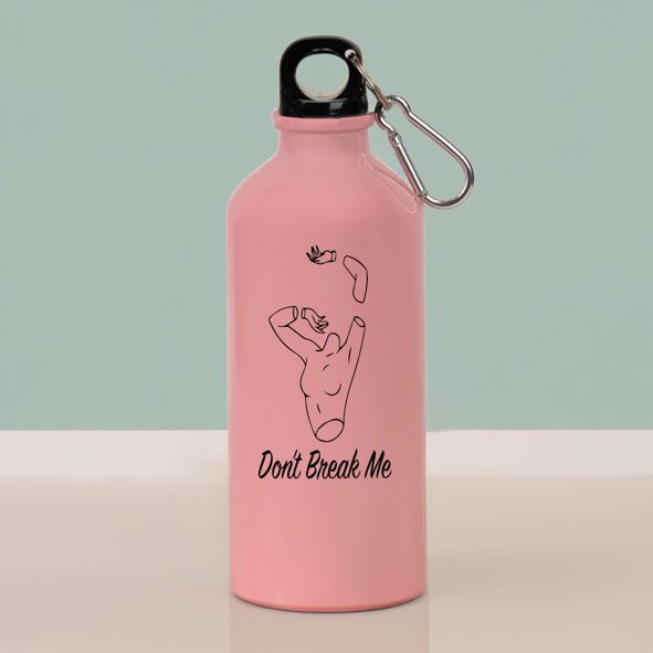 Dont Break Me - Ποδηλατικό Μπουκάλι 600 ml - Ροζ