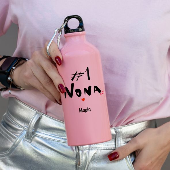 #1 Nονά - Ποδηλατικό Μπουκάλι 600 ml - Ροζ