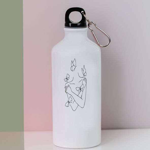 Minimal Spring - Ποδηλατικό Μπουκάλι 600 ml - Λευκό