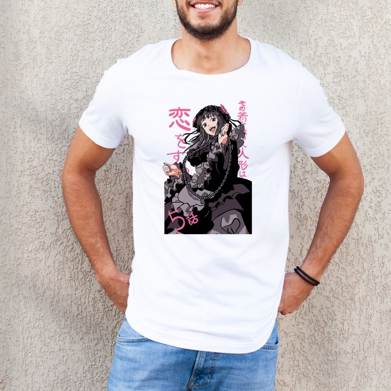 Stella Anime -  Organic Vegan T-Shirt Unisex - Λευκό