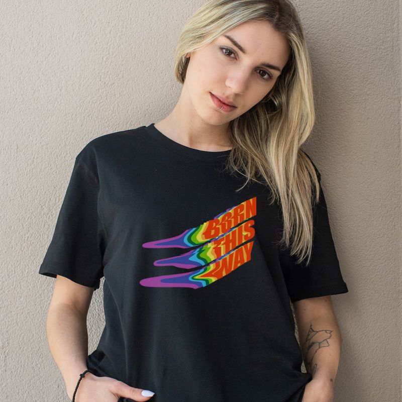 This way -  Organic Vegan T-Shirt Unisex - Μαύρο