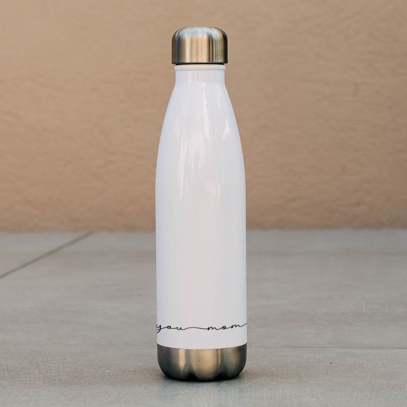 Love You Mom - Μπουκάλι Θερμός 500ml - Λευκό