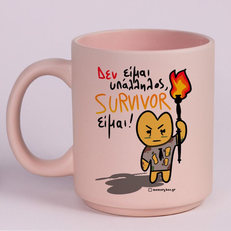 Υπάλληλος Survivor -  Κούπα Πούδρα MemoryBox - Pastel Ροζ