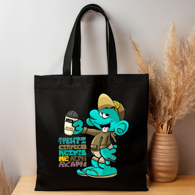 ΣτρουμφοΚαφεδούμπας - Πάνινη τσάντα MemoryBox - Μαύρο