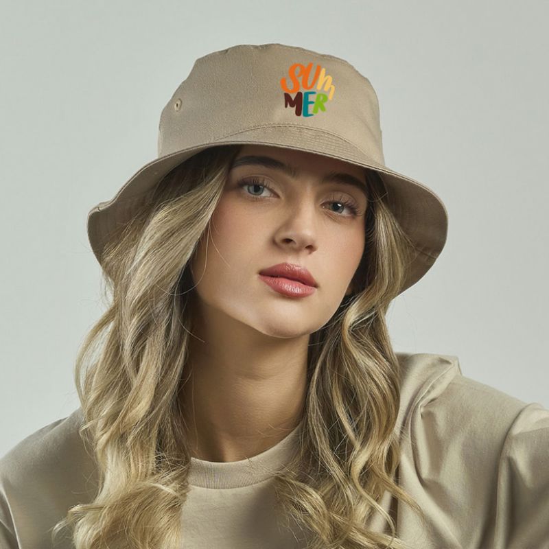 SUMMER - Καπέλο Bucket MemoryBox - Μπεζ