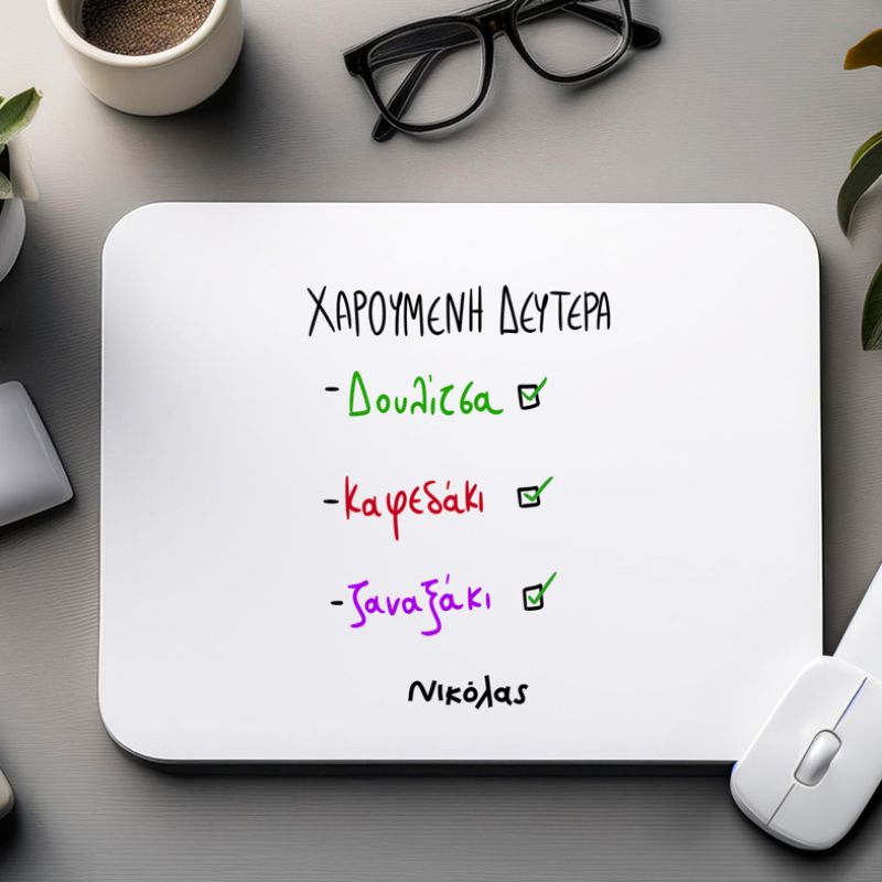 ΧΑΡΟΥΜΕΝΗ ΔΕΥΤΕΡΑ - Mousepad MemoryBox