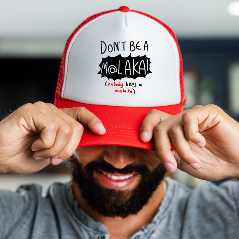 M@LAKA - Καπέλο Trucker MemoryBox - Κόκκινο