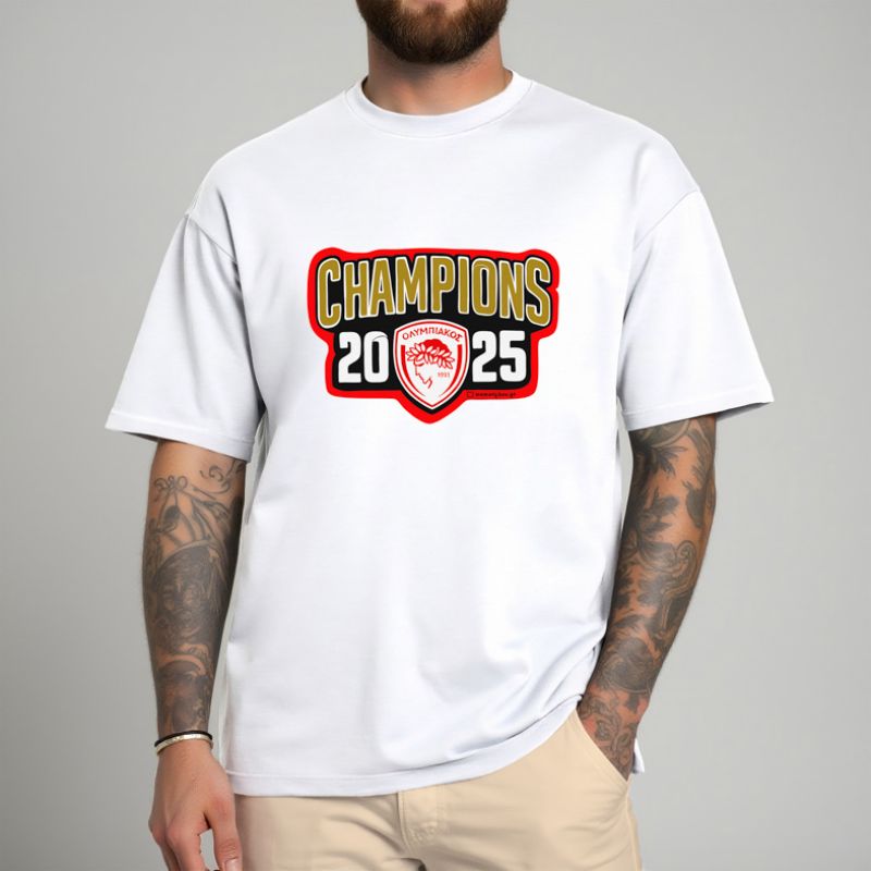 CHAMPIONS 2025 - Μπλούζα MemoryBox - Λευκό