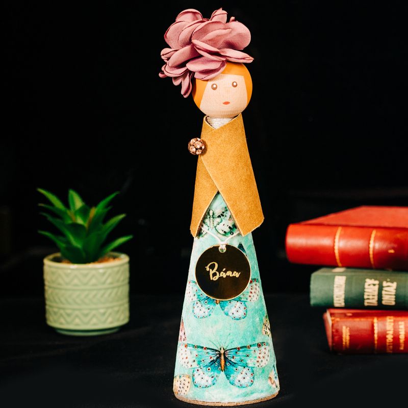 Ada - Ξύλινη Χειροποίητη Κούκλα