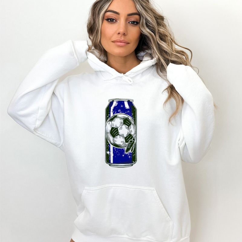 Football Blue - Φούτερ - Λευκό