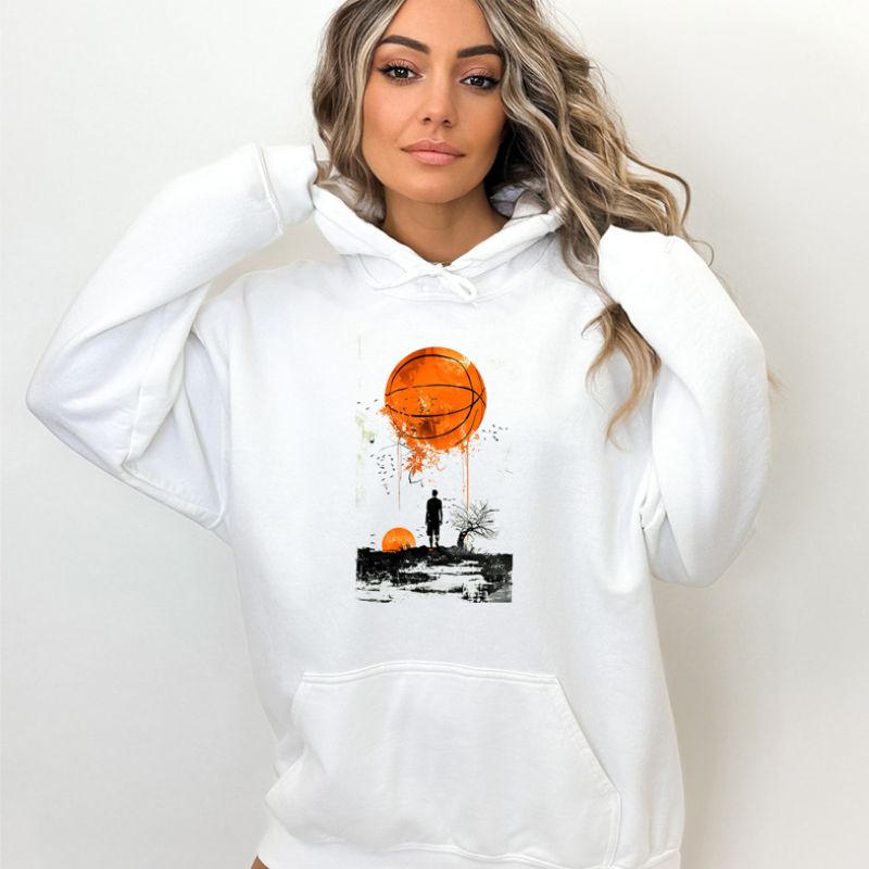 Basketball - Φούτερ - Λευκό