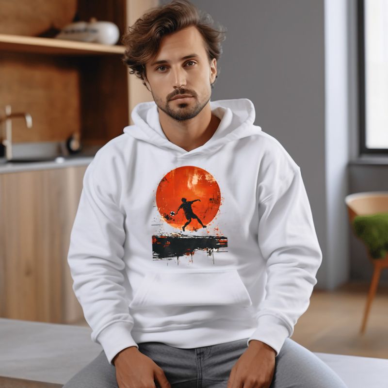 Football Player - Φούτερ - Λευκό