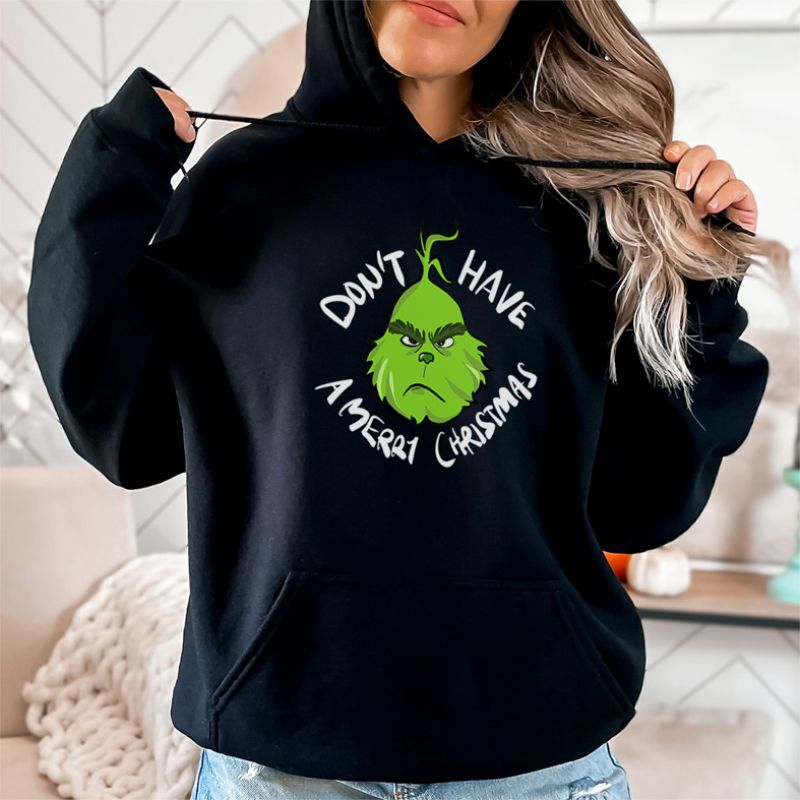 DON'T HAVE A MERRY CHRISTMAS- Φούτερ - Μαύρο