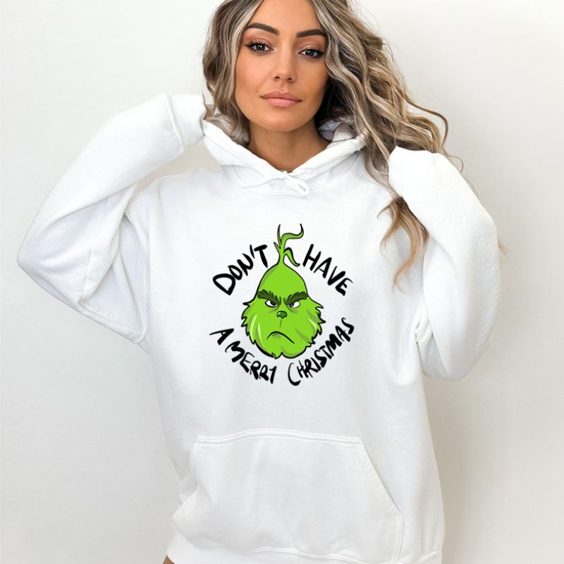 DON'T HAVE A MERRY CHRISTMAS- Φούτερ - Λευκό