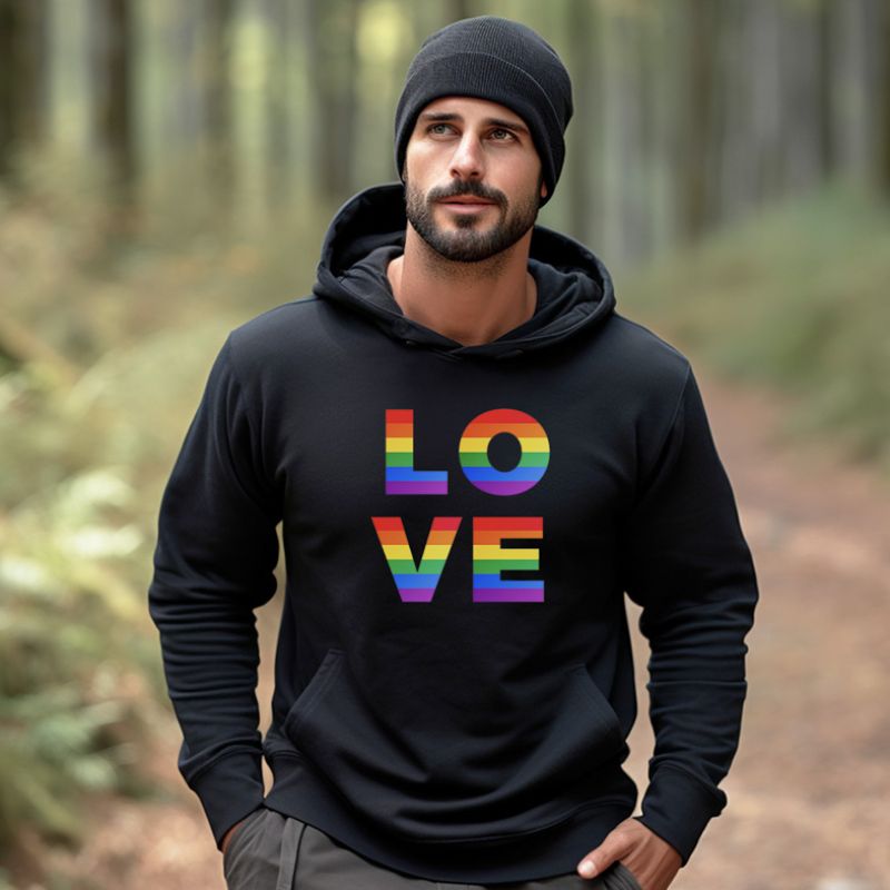 LOVE - Φούτερ - Μαύρο