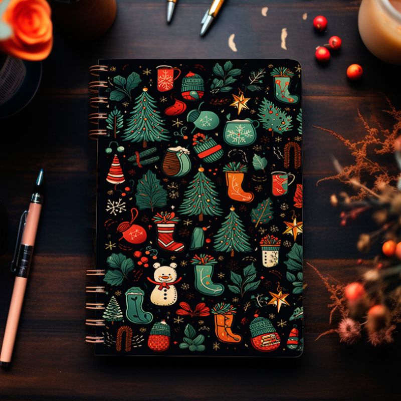 Christmas - Ξύλινο Ημερολόγιο Ατζέντα