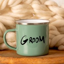 Groom -  Κούπα Vintage Eμαγιέ - Μέντα