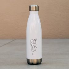 Minimal Faces - Μπουκάλι Θερμός 500ml - Λευκό