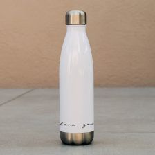 Love You Mom - Μπουκάλι Θερμός 500ml - Λευκό