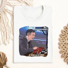 Μπαρτζό «O Σκακιστής» - Μπλούζα Memorybox - Λευκό