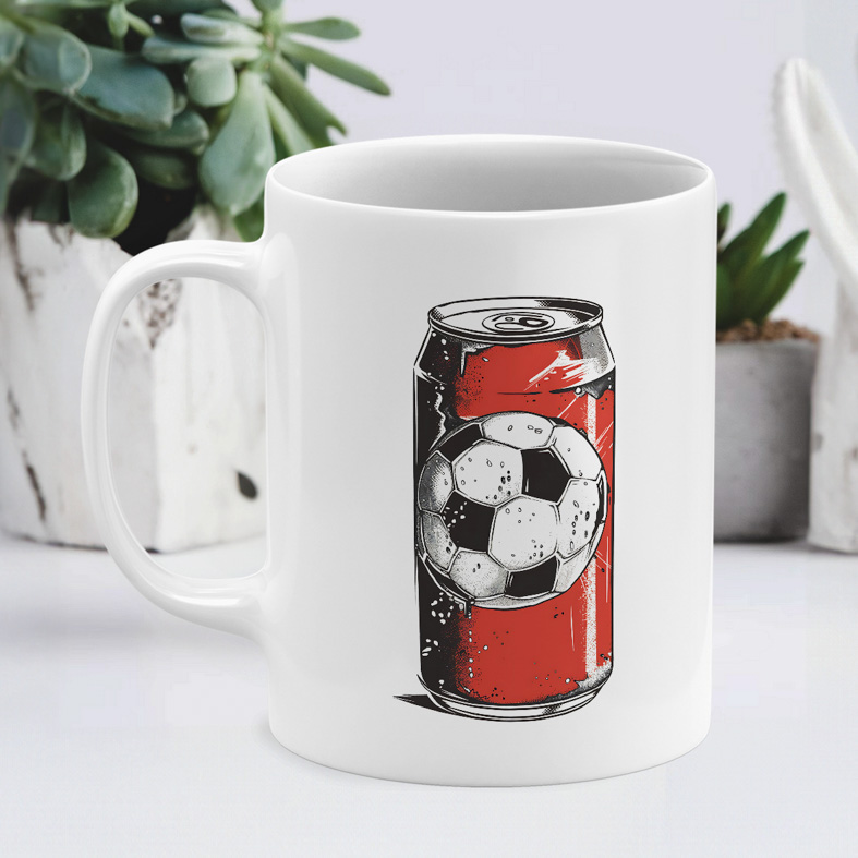 Σχέδιο Ποδοσφαίρου - Κούπα - Λευκό