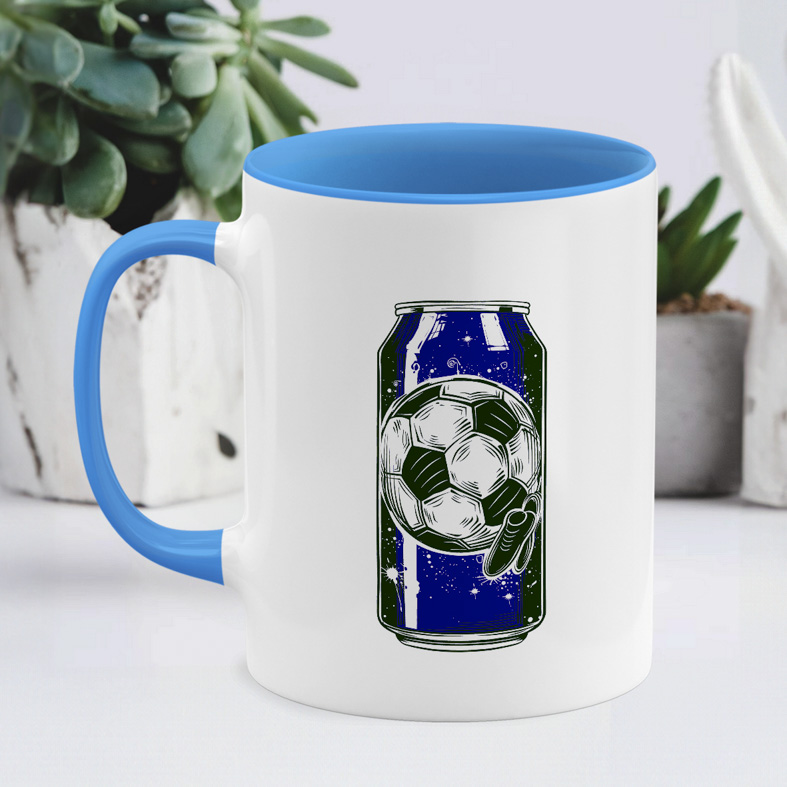 Football Blue- Κούπα - Μπλε