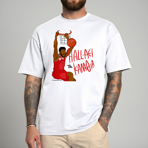 Μπλούζα t-shirt ολυμπιακός Ντόντα Χολ Χαλλ Dponta Hall ΟΣΦΠ θύρα 7
